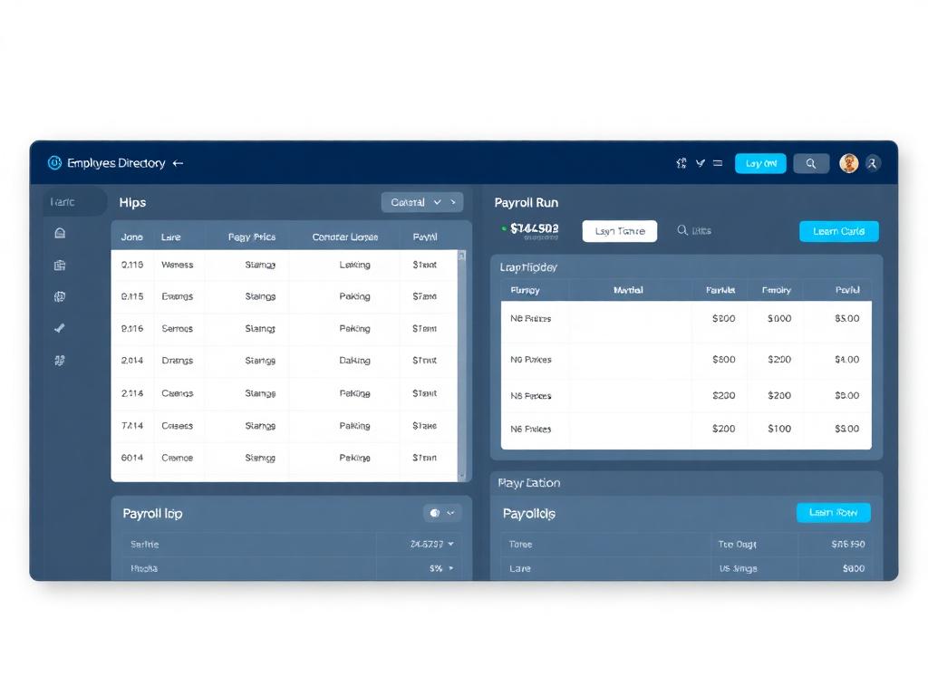 HR & Payroll System product preview